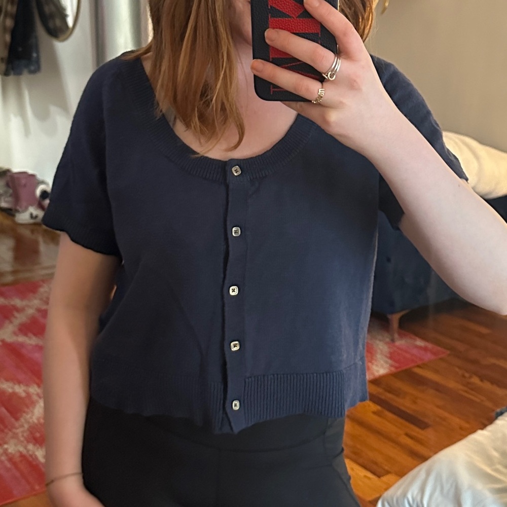 Madewell Short Sleeve Cardigan
